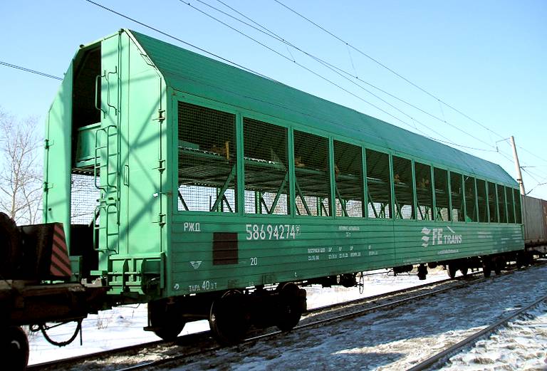 Железнодорожные перевозки авто  из Уфы в Липецк